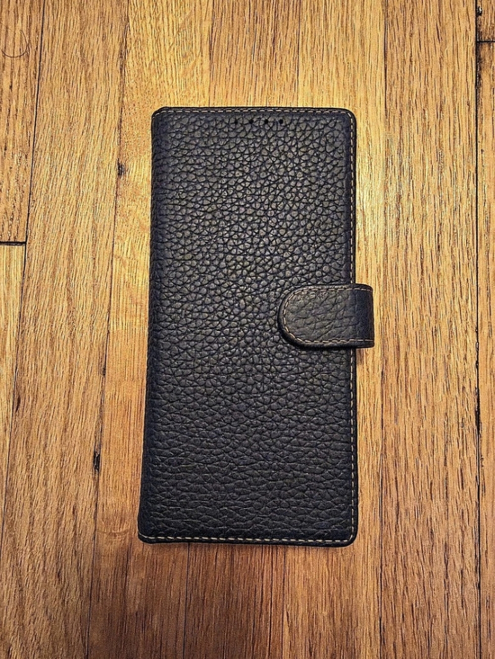 East clear Leather Wallet Case for Samsung Galaxy Z Fold 7 Blue Orange